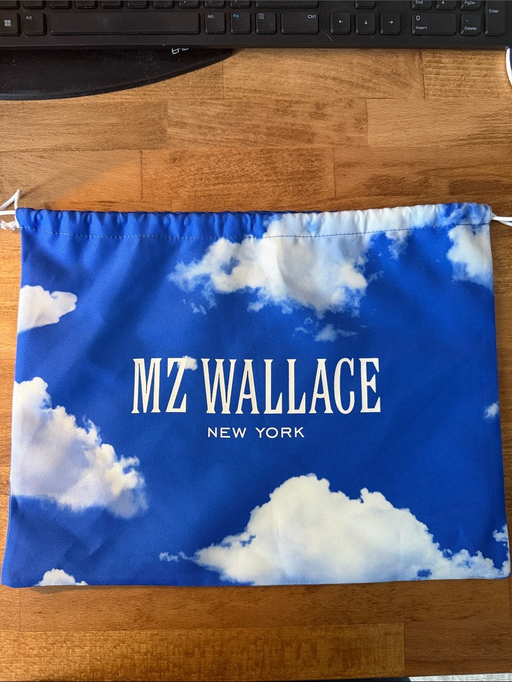 MZ Wallace dust bag 14” W x 11” H